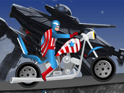 Captain America Harley Ride